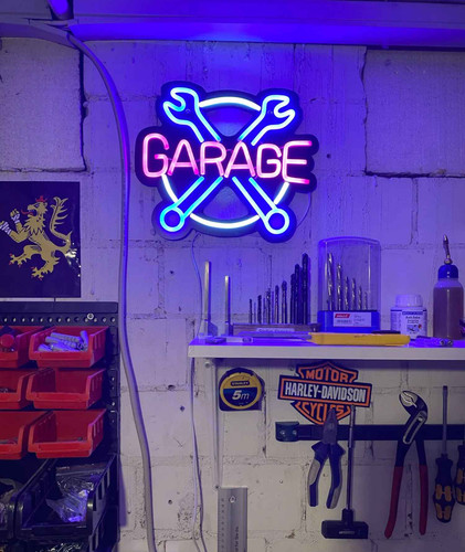 Garage led neon - neon, sign