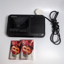 Sony TCM818 Cassette-corder Portable Cassette Tape Player Recorder Vintage Mono
