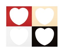 10 x 8 Frame  Size Love Heart