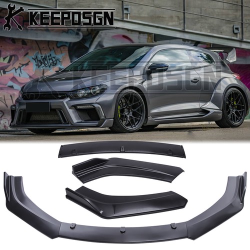 Front bumper lip spoiler - front,