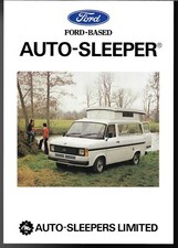 Ford Transit Mk2 Auto-Sleeper Motor Caravan 1978 UK Market Single Sheet Brochure