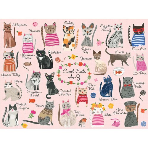 Cool cats family jigsaw - cats,