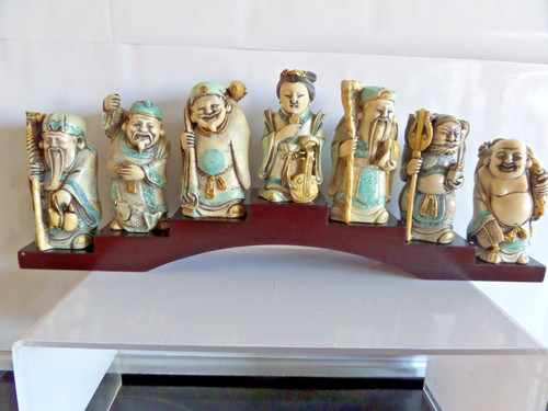 Japanese okimono carved - ,