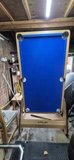 Riley 6ft Folding Pool Table with Dart Board Backdrop