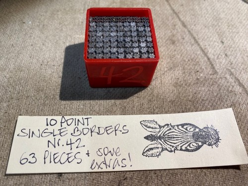 Point letterpress 42 - 10,