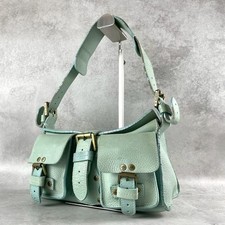 Mulberry Roxanne Shoulder Bag Emerald Green Leather Excellent Condition