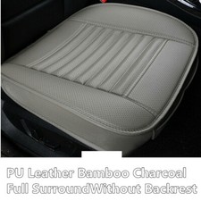 Car Seat Cushion Full Surround Protector Pad Front Cover Leather Bamboo Charcoal