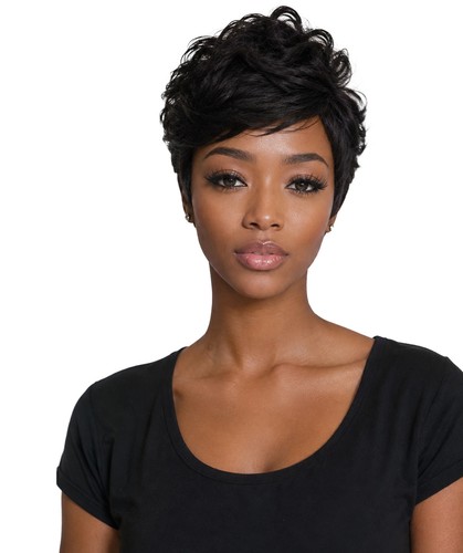 Luxluxe pixie cut wig with - pixie,