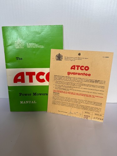 Vintage atco power mowers - atco,