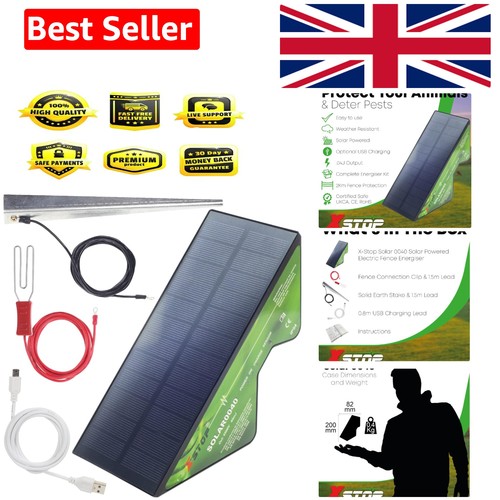 Solar powered electric fence - solar,