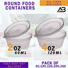 2oz and 4oz Plastic Small Food