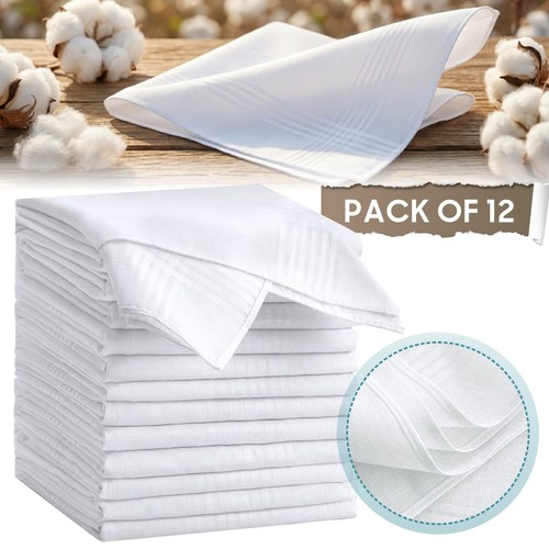 12x ladies handkerchiefs - 12x,