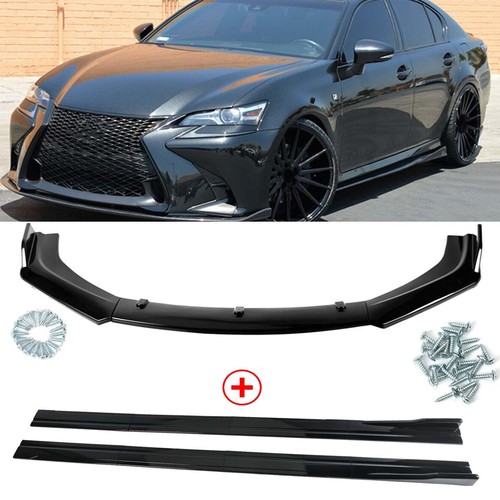 Front bumper spoiler lip - front,