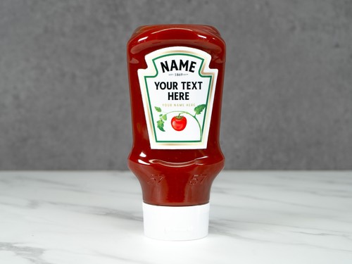 Personalised tomato ketchup - tomato,