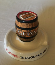 Guinness Minton Ashtray & Match Box Holder 4.1/4 in. Tall. x 5.1/4 across Base.