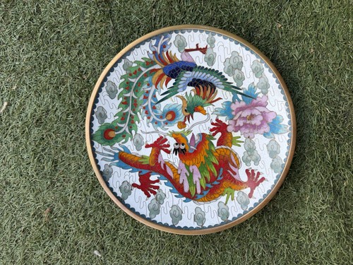 Chinese enamel cloisonne 6in - chinese,