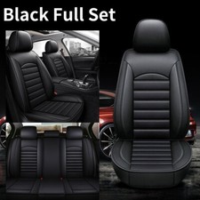 For Toyota Car Seat Covers - Universal Faux Leather Front+Rear Anti-Slip