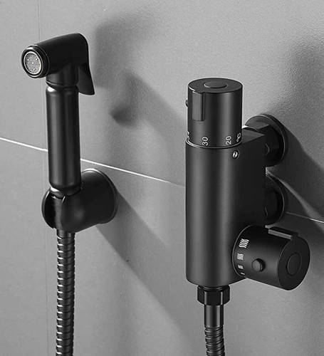 Black douche kit bidet - douche,