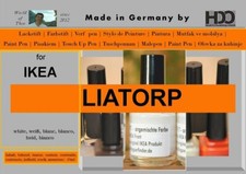 Paint pen, coloured pencil for IKEA LIATORP white