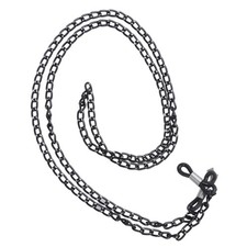  Fashion Black Metal Sunglasses Eyeglass Chain Adjustable Ends Glasses3690