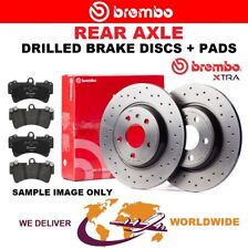 BREMBO Rear Axle BRAKE DISCS + PADS SET for FORD FIESTA VI 1.6 ST 2013->on