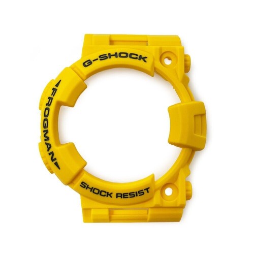 Casio bezel yellow frogman - casio,