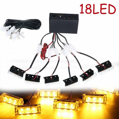 Wireless amber 18led flashing - wireless,