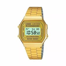 New Casio GoldA168W Digital