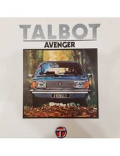 ▄▀▄ Dépliant TALBOT AVENGER (Français) 1980 ▄▀▄