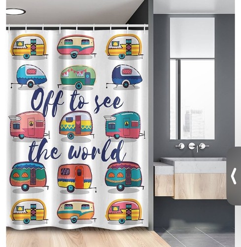 Shower curtain for - rv,