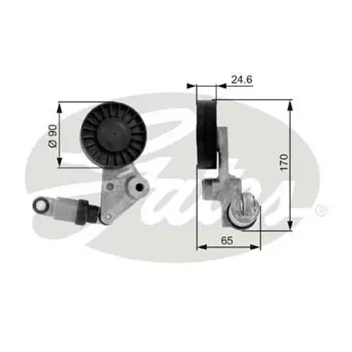 Multi ribbed belt - v-belt, tensioner