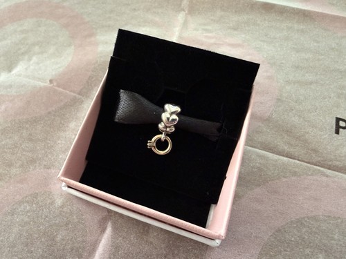 Pandora silver and 14ct - silver,
