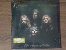 QUEEN - Bohemian Rhapsody   (50th Anniversary )   12" Blue Vinyl    NEW (SEALED)