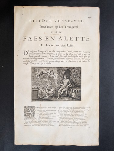 Cupid with fox - skin, and