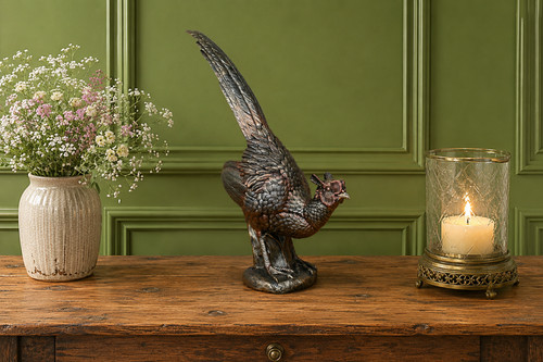Bronze effect pheasant - bronze,