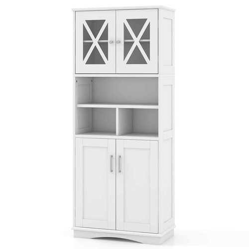 Costway tall bathroom - bathroom, cabinet