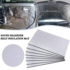 10pcs Sound Deadener Heat Insulation Mat Car Hood Sound Proofing Deadening 5mm