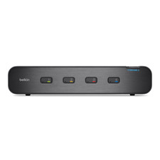 Belkin F1DN104E-3 Secure DVI-I 4-Port USB KVM Switch with Audio - PP 3.0 - NEW