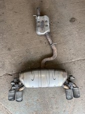 VW MK7 GOLF R / AUDI S3 STANDARD EXHAUST CAT BACK GENUINE STOCK QUAD TIP 2.0