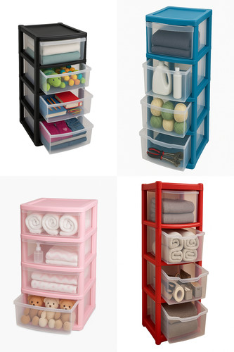 Plastic storage tower - plastic, 4