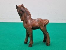 Hand Carved Wooden Foal Horse Figure