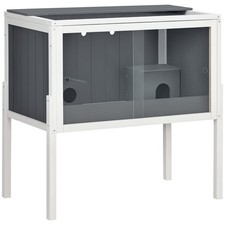 PawHut Wooden Hamster Cage w/