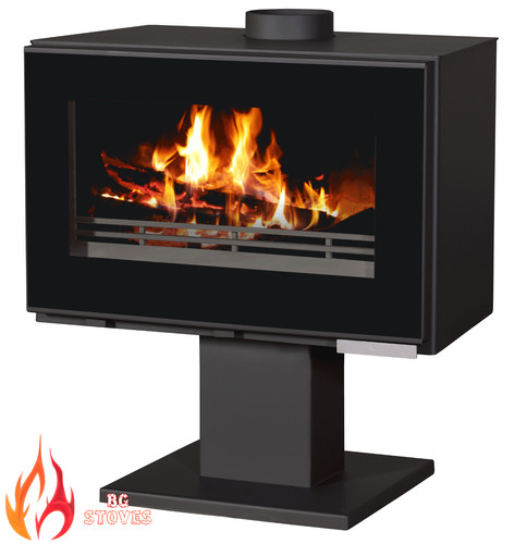 Contemporary multifuel stove - contemporary,