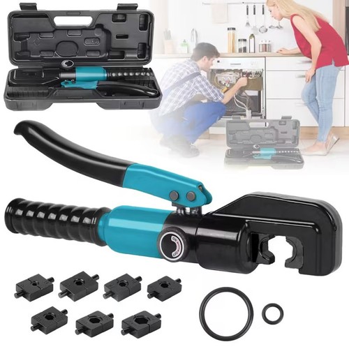 Hydraulic crimping tool - tool, set