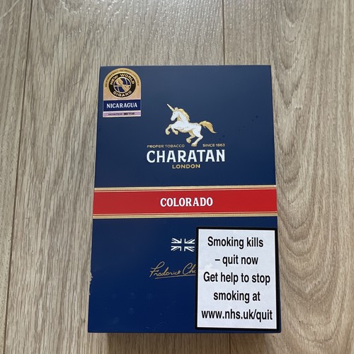 Charatan wooden cigar box - wooden,