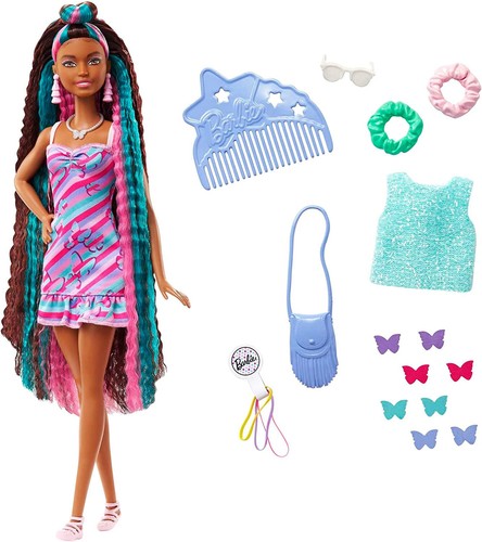 Barbie totally hair afro black - hair,
