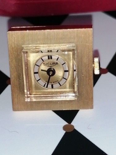 Sicura novelty ring watch - novelty, with