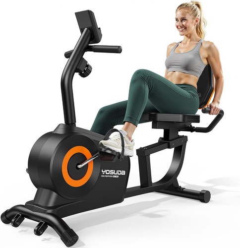 Recumbent exercise bike - recumbent, for