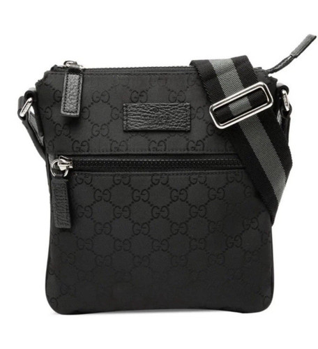 Gucci black monogram crossbody - monogram,