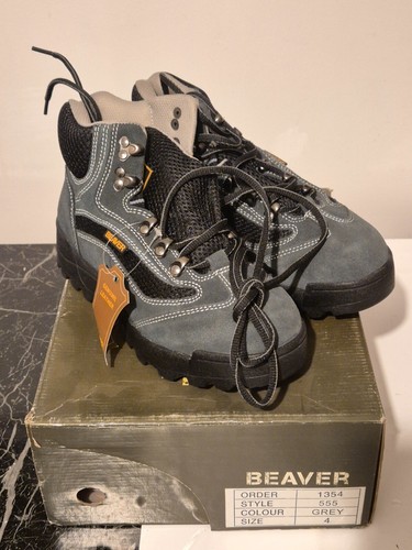 Beaver 555 grey safety boots - beaver,